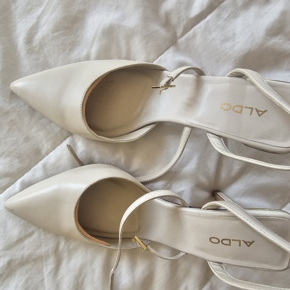 Aldo White Slingback pumps - Picture 2 of 3